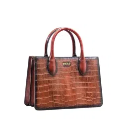 Eske Tan Animal Effect Medium Handbag image 2