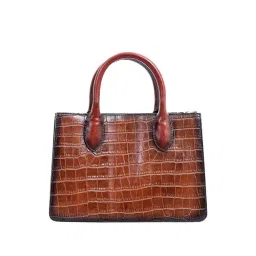 Eske Tan Animal Effect Medium Handbag image 3
