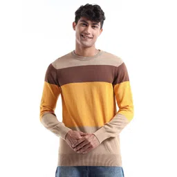 Espanshe Men Colourblocked Sweatshirt-picture-32