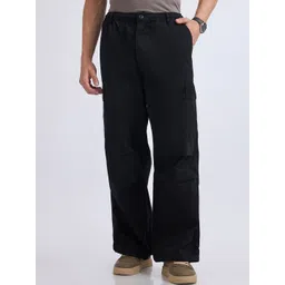 Espanshe Men Custom Loose Fit Mid-Rise Easy Wash cotton Cargos-picture-12