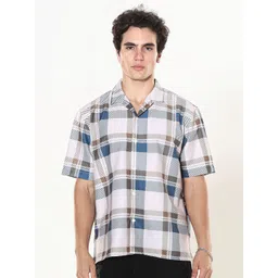 Espanshe Men Custom Opaque Checked Casual Shirt-picture-18