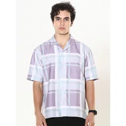 Espanshe Men Custom Opaque Checked Casual Shirt-picture-16