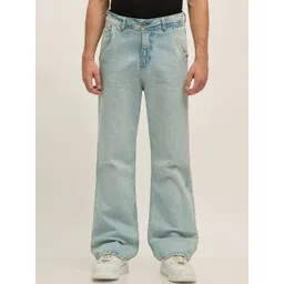 Espanshe Men Flared Mid-Rise Highly Distressed Heavy Fade Jeans-picture-27