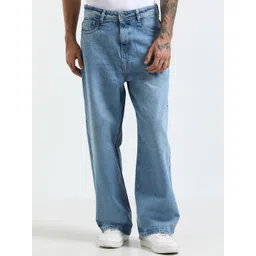 Espanshe Men Mid-Rise Low Distress Light Fade Jeans-picture-26