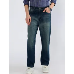 Espanshe Men Mid-Rise Relexed Fit Jeans Dark Blue Shade-picture-23