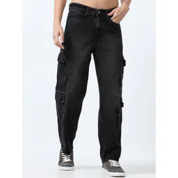 Espanshe Men Relaxed Fit Mid-Rise Highly Distressed Light Fade Jeans-picture-32