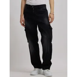 Espanshe Men Relaxed Fit Mid-Rise Light Fade Jeans-picture-0