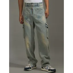 Espanshe Vinnie Men Mid-Rise Relaxed Fit Cargo Styles Jeans-picture-29