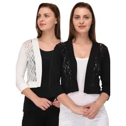 Espresso Women Pack Of 2 Shrugs-picture-33