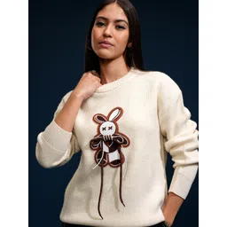 ESPYR By Tokyo Talkies Women Embroidered Pullover-picture-23