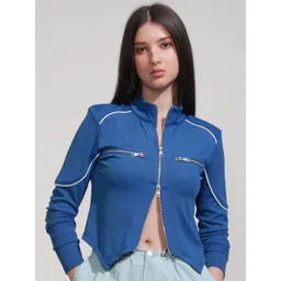 ESPYR By Tokyo Talkies Women High Neck Fitted Top-picture-32