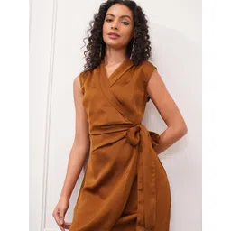 ESPYR By Tokyo Talkies Women Mini Wrap Dress-picture-36