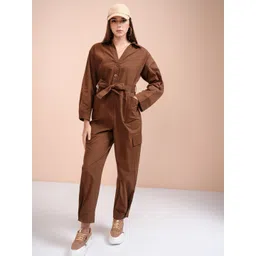 ESPYR By Tokyo Talkies Women Solid Basic Jumpsuit-picture-11