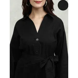 ESPYR By Tokyo Talkies Women Waist Tie-Ups Basic Jumpsuit image 4