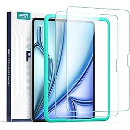 ESR 2 Pack Screen Protector for iPad Air 11 Inch M3/M2 (7th/6th Generation, 2025/2024), 9H Tempered Glass Screen Guard with Alignment Frame, Anti-Scratch, Bubble Free, Apple Pencil Compatible-picture-29