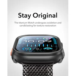 ESR for Apple Watch Ultra 2/1(2024/2023/2022) Case with Screen Protector 49mm, Military Grade Protection, Aluminum Alloy Cover with 2 Pack Glass Protector Set, Armorite Series, Black image 5