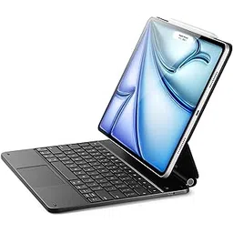 ESR iPad Air 13 Inch Case Keyboard (M3/M2, 2025/2024) & iPad Pro 12.9 inch (3/4/5/6th Gen) Magic Keyboard, Easy-Set Floating Cantilever Stand, Precision Multi-Touch Trackpad, Rebound Series, Black-picture-32