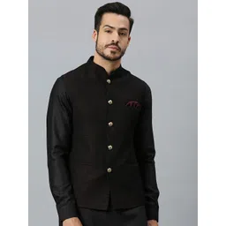 ESSAS club Mandarin Collar Nehru Jacket-picture-37
