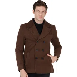 essentiele WOOL BLEND Solid Coat For Men-picture-21