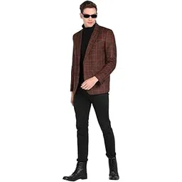 essentiele Mens Wool Houndstooth Tweed Blazer image 1