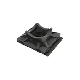 ESSENTRA COMPONENTS Tie Holders & Mountings CABLE TIE MOUNT, NYLON 6.6, BLACK, FTH-7-UVB-M (Pack of 5)-picture-46