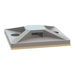 ESSENTRA COMPONENTS Tie Holders & Mountings CABLE TIE MOUNT, NYLON 6.6, NATURAL, 23TA00400 (Pack of 1000)-picture-15