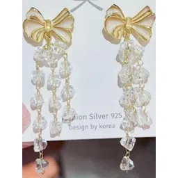 Estailo fashion Artificial Beaded Quirky Drop Earrings-picture-26