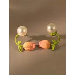 Estailo fashion Floral Studs Earrings-picture-19