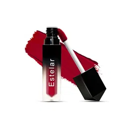 Estelar Long Lasting & Waterproof Liquid Matte Lipstick- 4 g- Red Heartbreak-picture-13