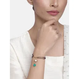 Estele Gold-Plated Mangalsutra Bracelet for Women-picture-20