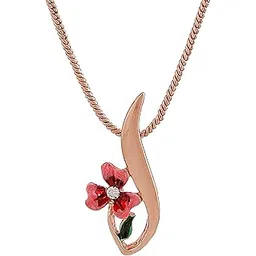 estele Rose Gold & Gold Plated Traditional Charm Pendants/Necklace for Girls & Women's-picture-19