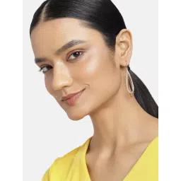 Estele Rose Gold-Plated Water Drop Earrings with Austrian Crystals for Women-picture-38