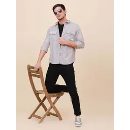 Estilocus Cotton Double Pocket Shirt-picture-27