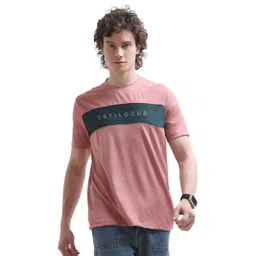 Estilocus Men Typography Printed Round Neck Cotton T-shirt-picture-28