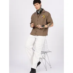 Eszett Furious Cuban Collar Cotton Shirt-picture-12