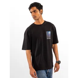 Eszett Men Graphic Printed Round Neck Cotton Oversized T-shirt-picture-27