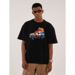 Eszett Men Graphic Printed Round Neck Cotton Oversized T-shirt-picture-20