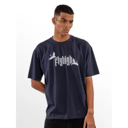 Eszett Men Graphic Printed Round Neck Cotton Oversized T-shirt-picture-23