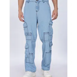 Eszett Men Relaxed High-Rise Easy Wash Cargos Trousers-picture-22