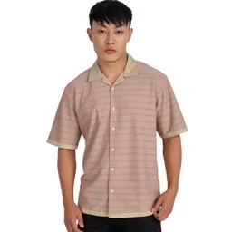 Eszett Striped Spread Collar Cotton Casual Shirt-picture-13