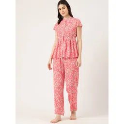 ETC Floral Printed Night Suit-picture-33