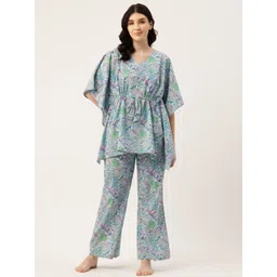 ETC Floral Printed Night suit-picture-23