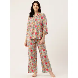 ETC Floral Printed Night suit-picture-27