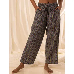 ETC Printed Pure Cotton Lounge Pants-picture-16