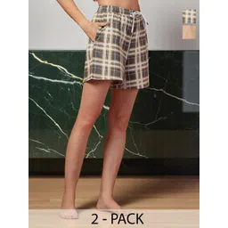 ETC Women High-Rise Printed Lounge Shorts-picture-10