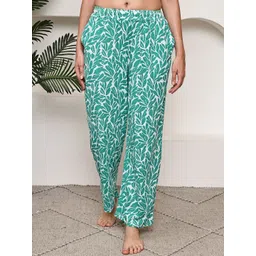 ETC Women Printed Cotton Lounge Pants-picture-34