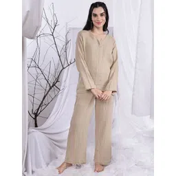 ETC Women Solid Cotton Night suit-picture-27