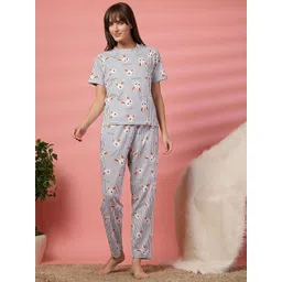 ETC Women Striped Night suit-picture-16