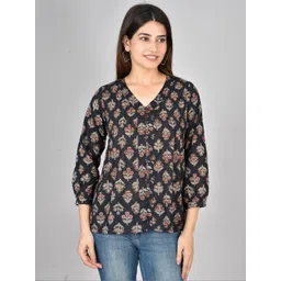 ETC X D To D Life Style Ehnic Motifs Printed Regular Top-picture-13