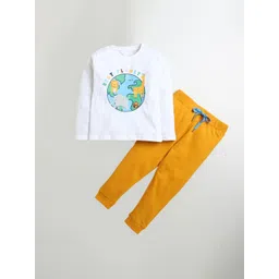 ETCHED DESIGN Boys Printed Pure Cotton T-shirt and Joggers Clothing Set-picture-17